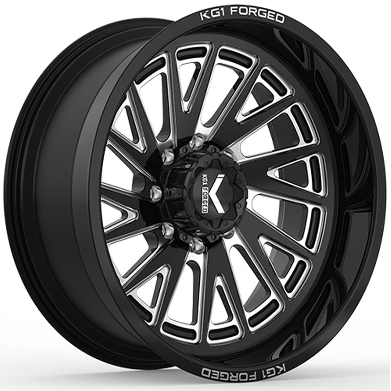 KG1 Forged KC003 Revile  Wheels Gloss Black Machined