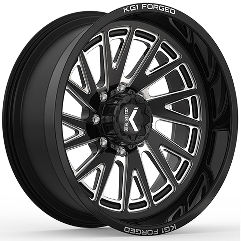 KG1 Forged KC003 Revile 24x14 Gloss Black Machined REV