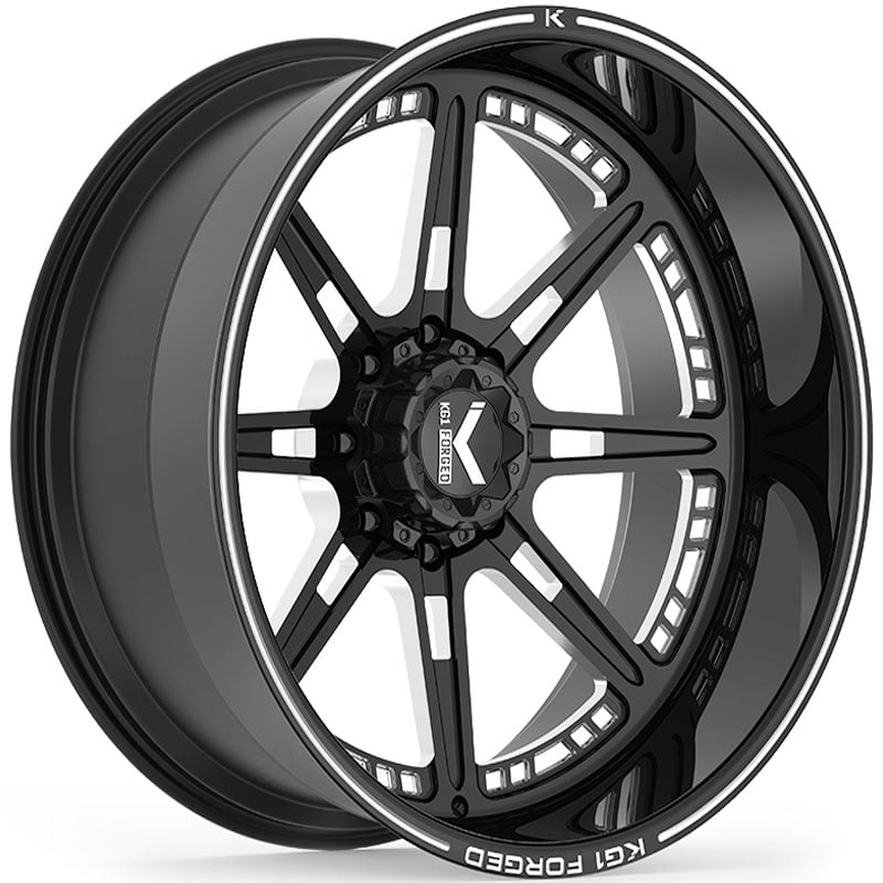 KG1 Forged KC007 Compass Gloss Black Machined