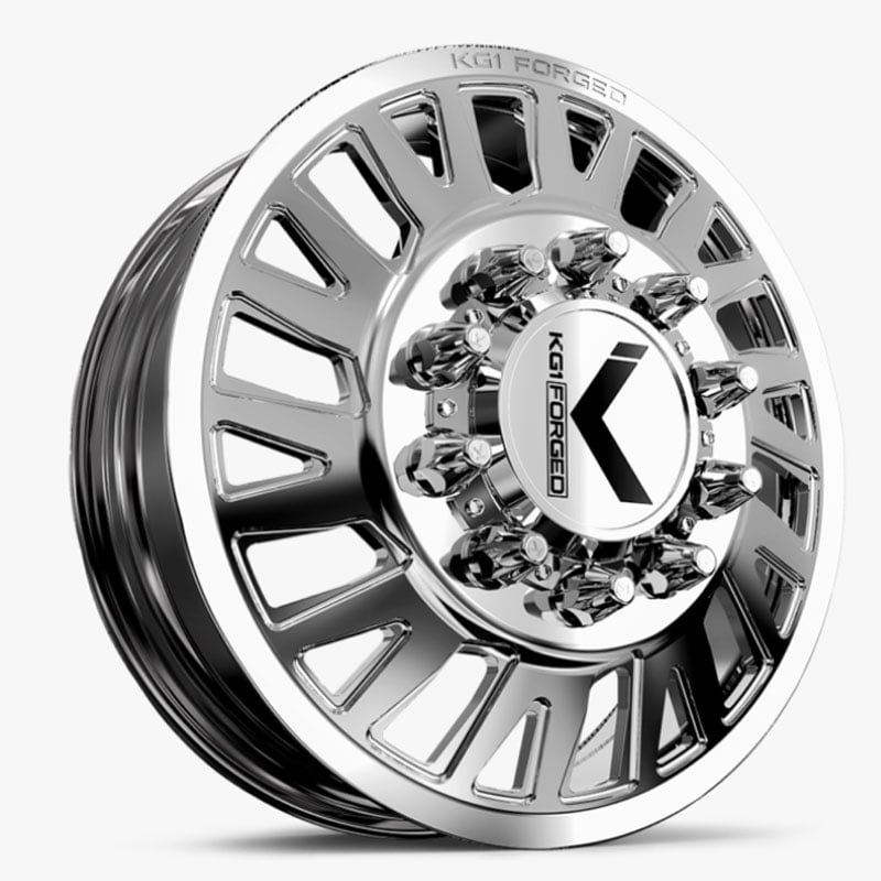 KG1 Forged KD001 Master Dually Front  Wheels Polished