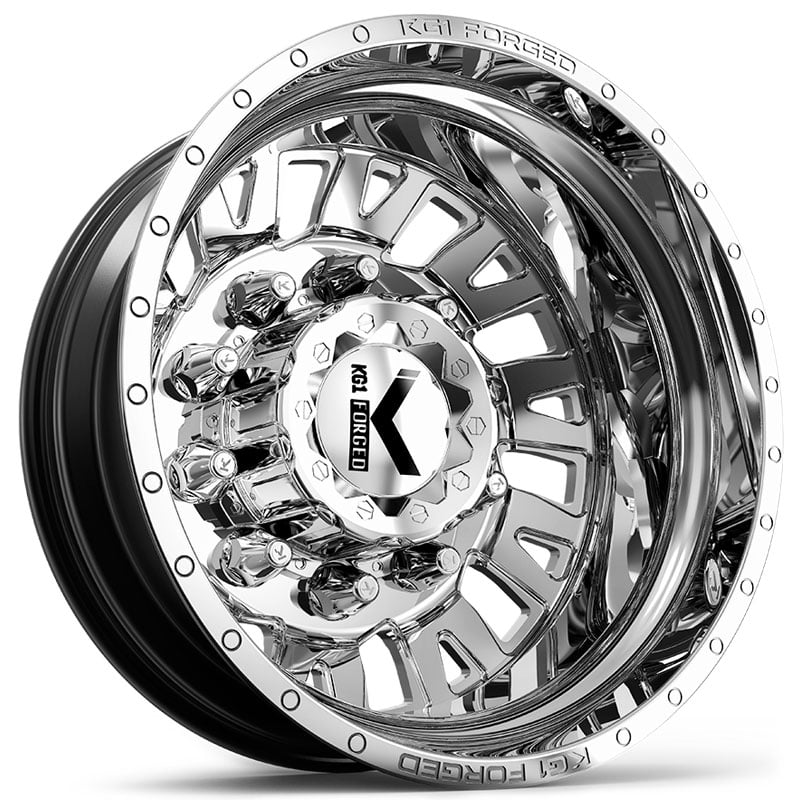 KG1 Forged KD001 Master Dually Rear  Wheels Polished