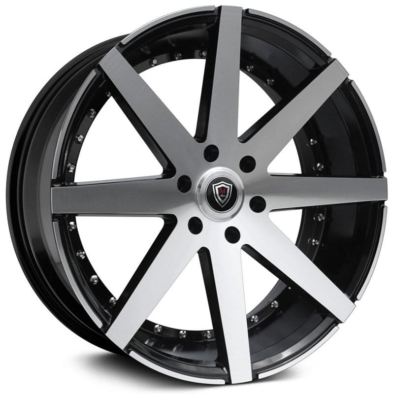 Marquee Luxury M3226-B  Wheels Gloss Black Machined