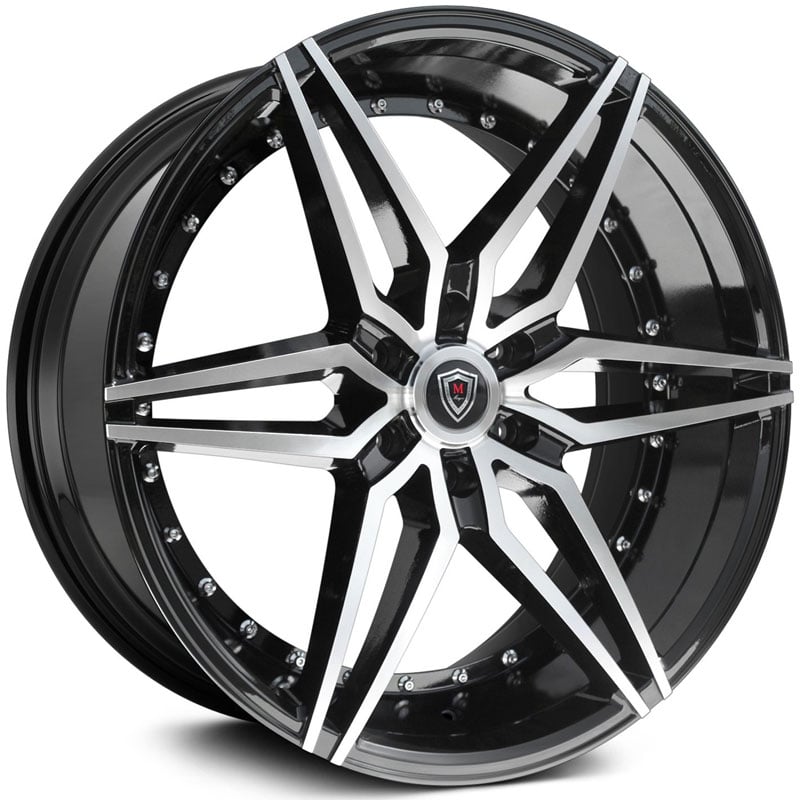 Marquee Luxury M3259B  Wheels Gloss Black Machined