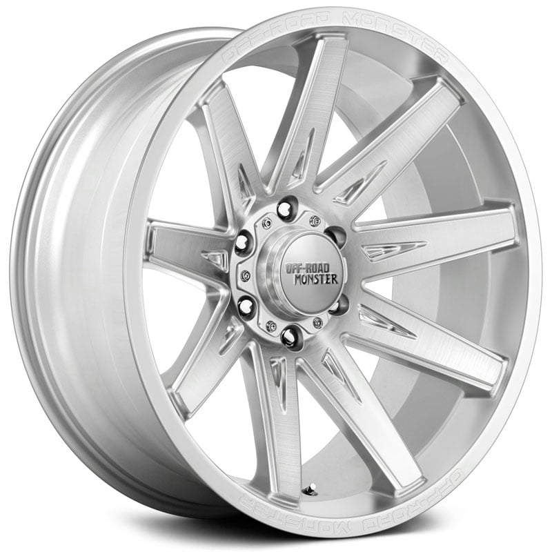 Off-Road Monster M25  Wheels Brushed Silver