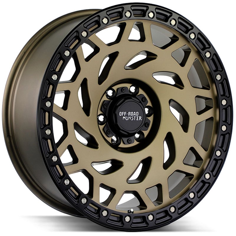 Off-Road Monster M50  Wheels Bronze w/ Black Ring