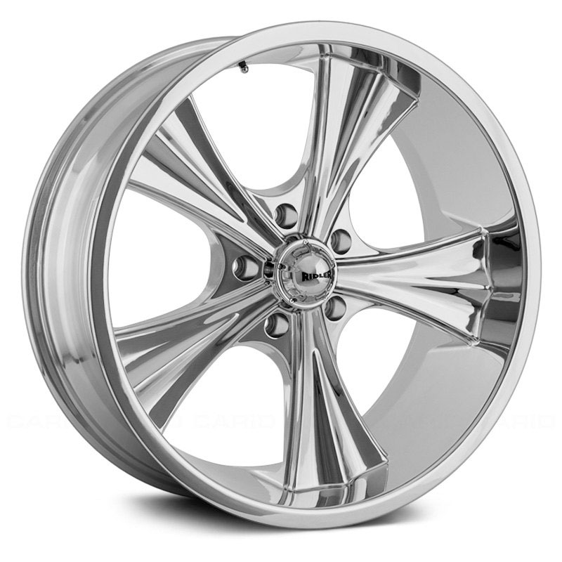 20x8.5 Ridler Style 651 Chrome RWD