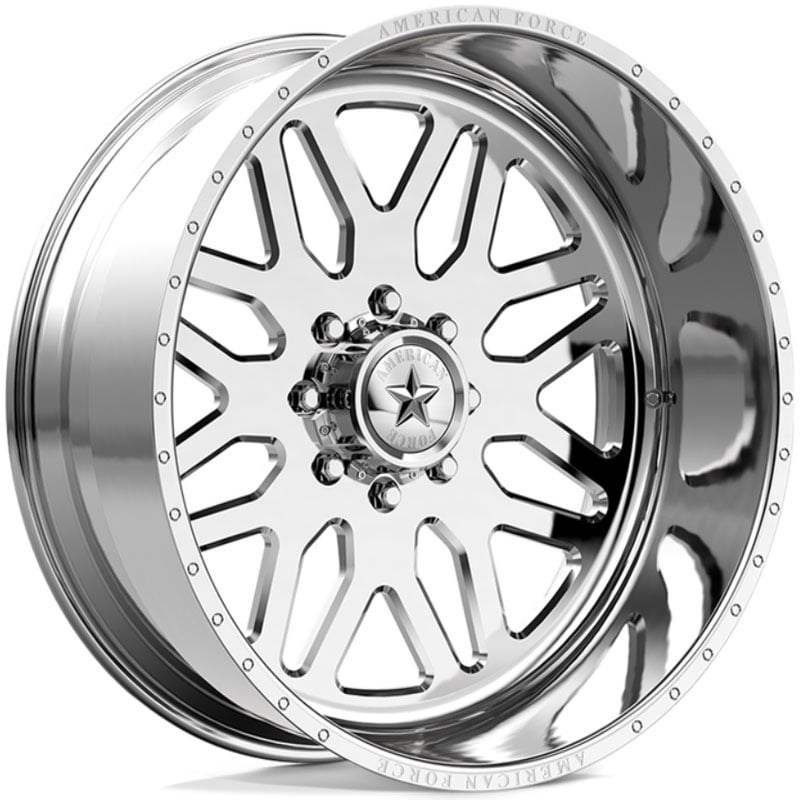 20x14 American Force B02 Trax SS6 Mirror Finish Polished REV