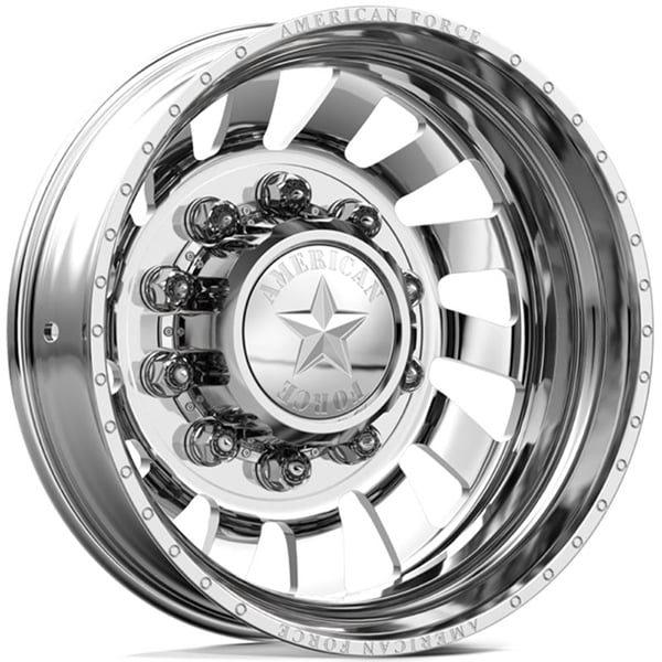 American Force Dually D03 Zink  Wheels Polished Rear