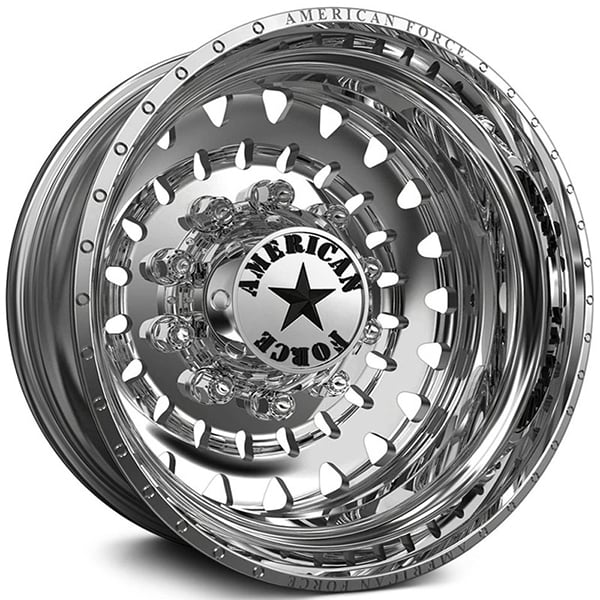 American Force Dually F06 Riot  Wheels Polished Rear