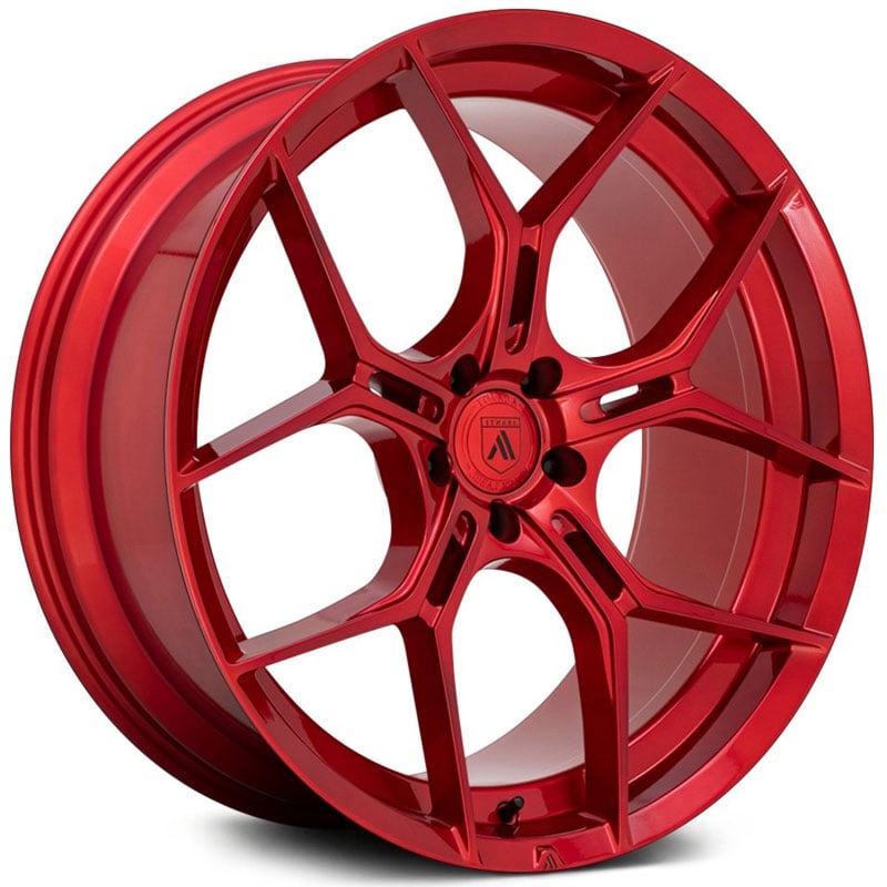 Asanti Black Label ABL-37 Monarch  Wheels Candy Red