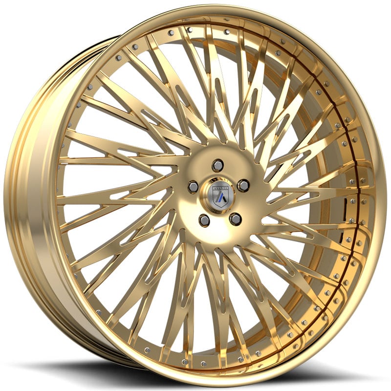 Asanti FS14 3PC  Wheels Gold