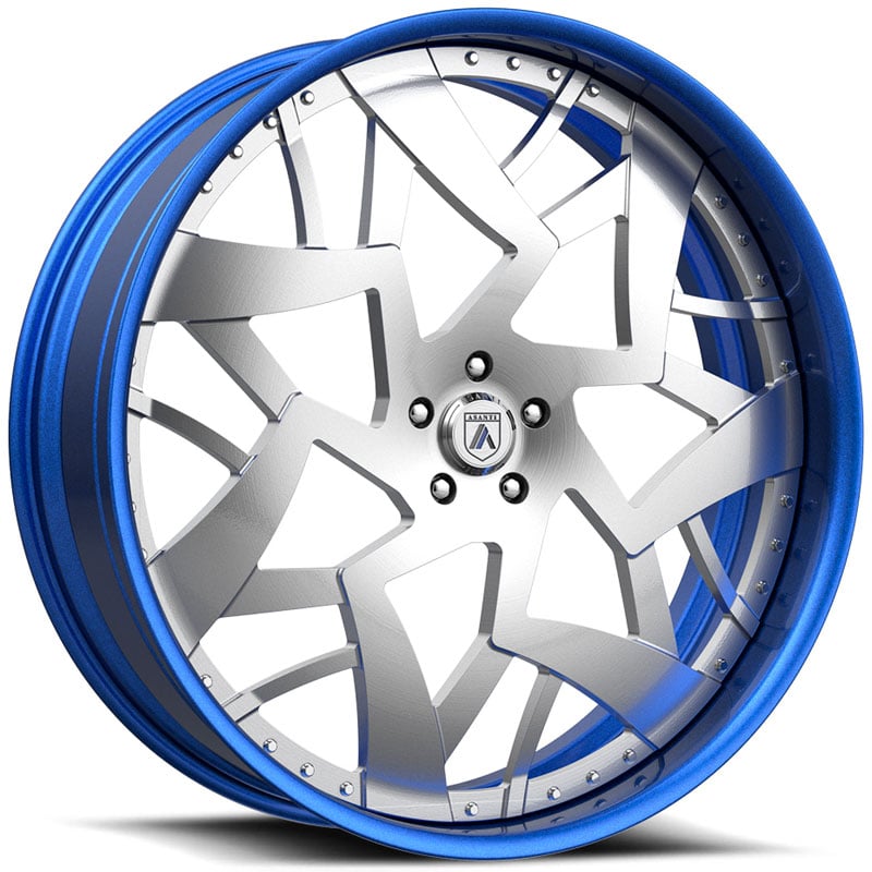 24x9 Asanti Forged FS18 2PC Brushed Blue REV