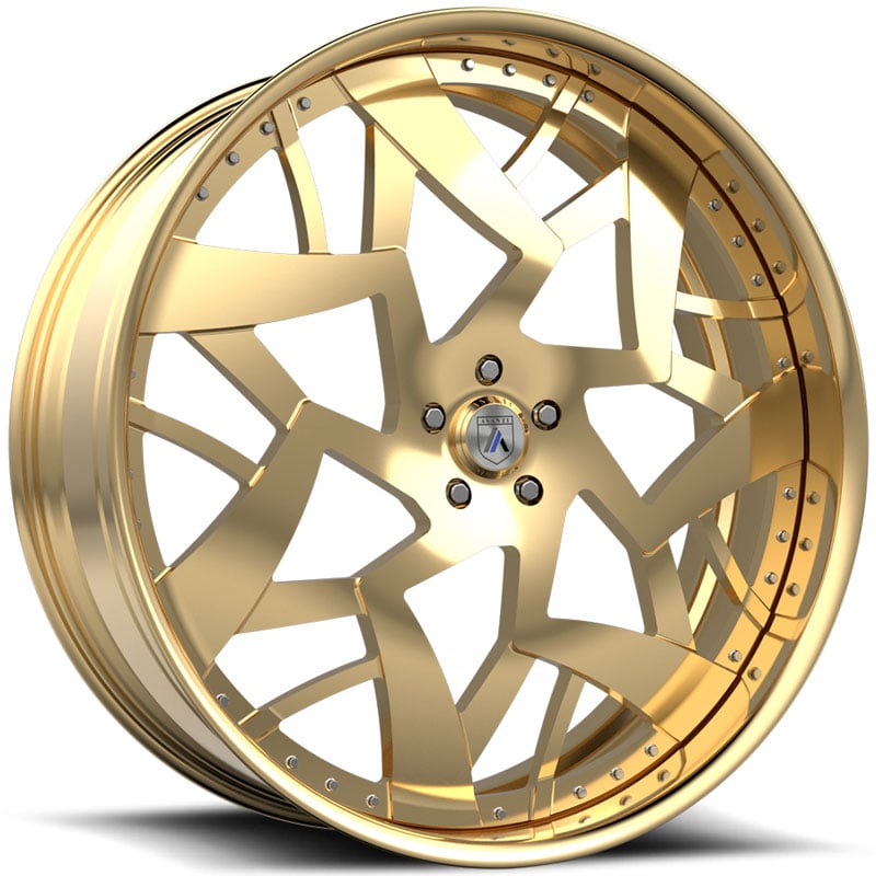Asanti FS18 2PC  Wheels Gold