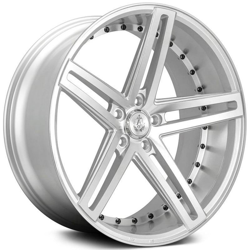 Axe EX20  Wheels Silver w/ Machined Face & Polished Barrel