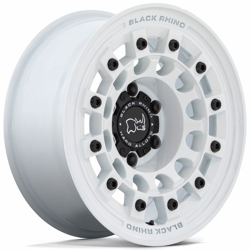 17x8 Black Rhino Fuji Gloss White MID