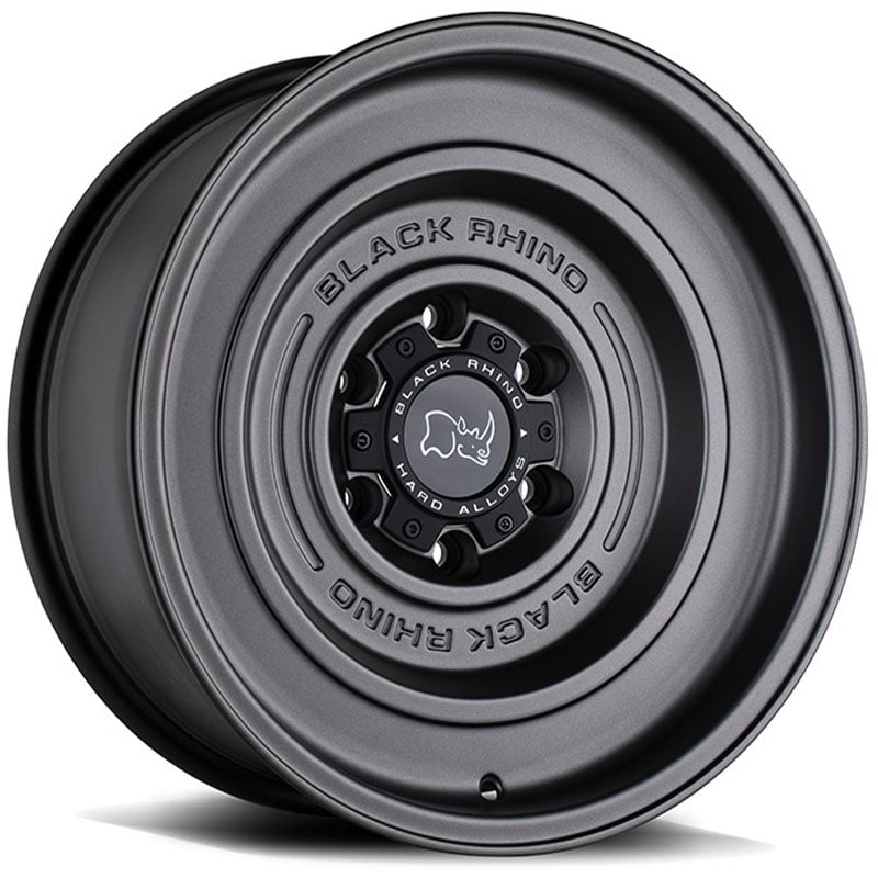 Black Rhino Solid  Wheels Matte Gun Black