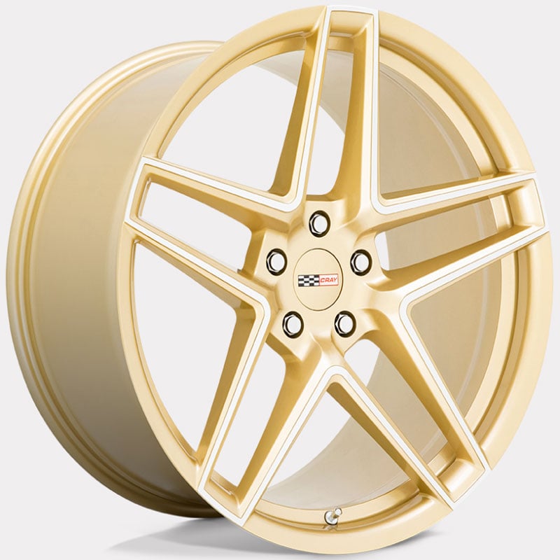 Cray Panthera  Wheels Gloss Gold w/ Mirror Face