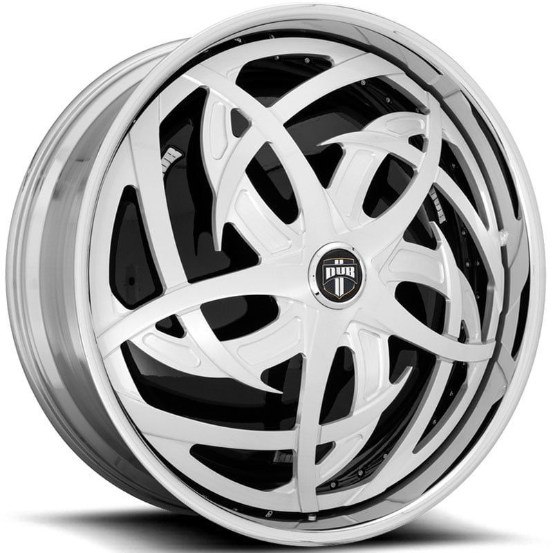Dub S831 Crooked Spinner  Wheels Chrome