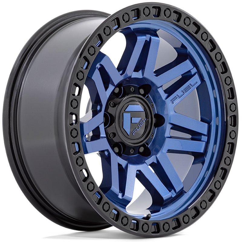 Fuel D813 Syndicate  Wheels Dark Blue w/ Black Ring