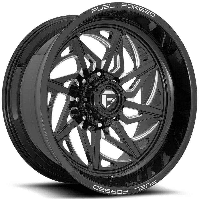 Fuel Forged FFC106  Wheels Gloss Black Milled