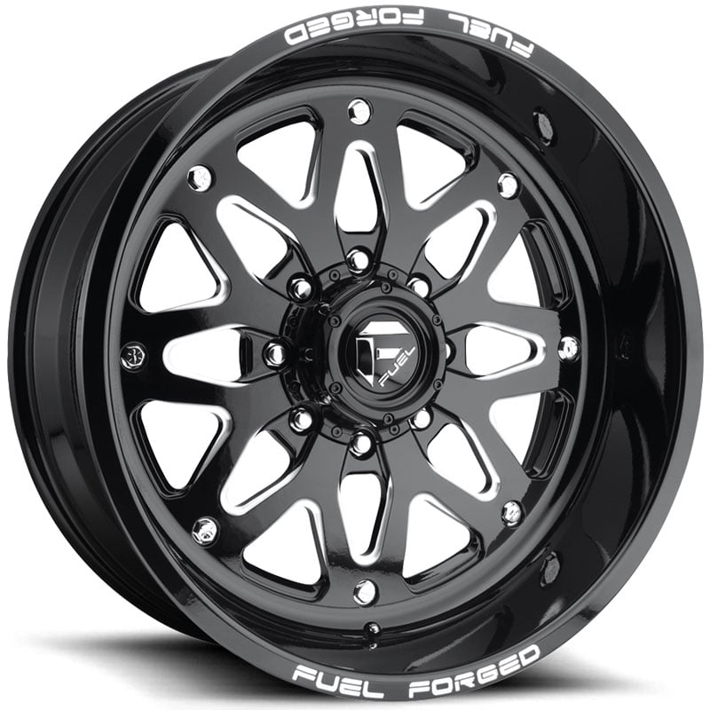 Fuel Forged FFC34  Wheels Gloss Black Milled
