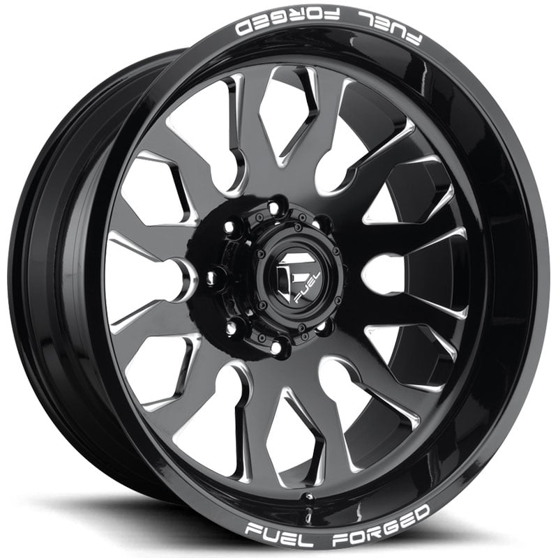 Fuel Forged FFC37  Wheels Gloss Black Milled