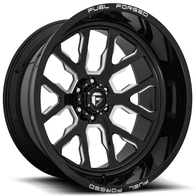 Fuel Forged FFC45  Wheels Gloss Black Milled