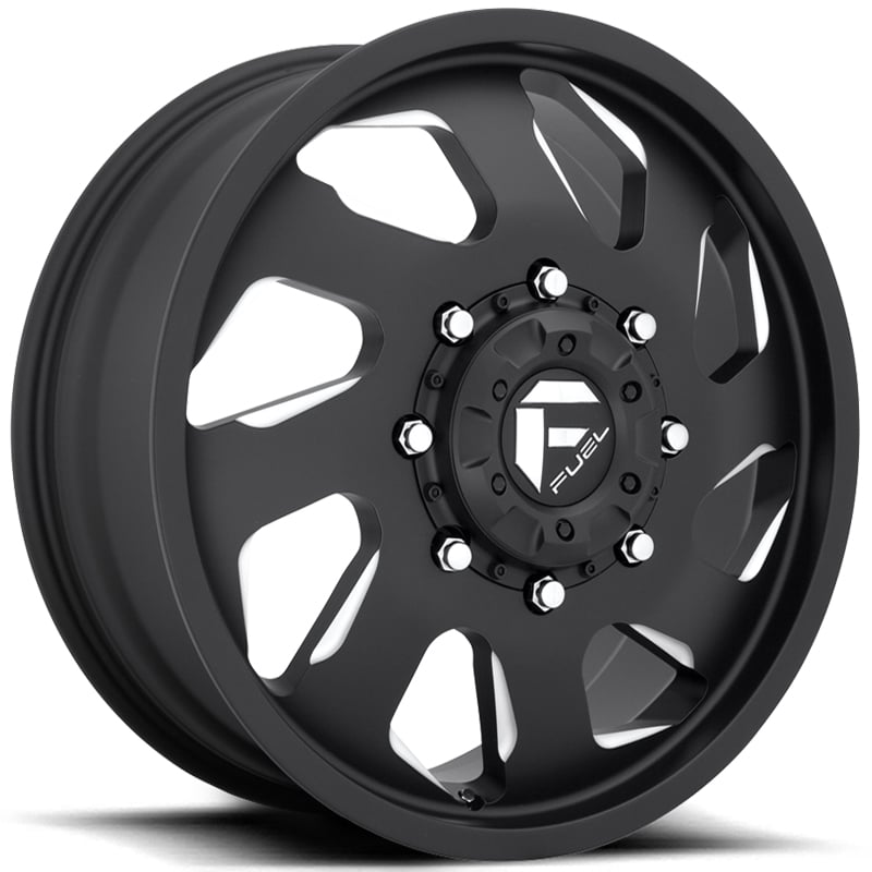 20x8.25 Fuel Forged Dually FF39D Black Milled HPO