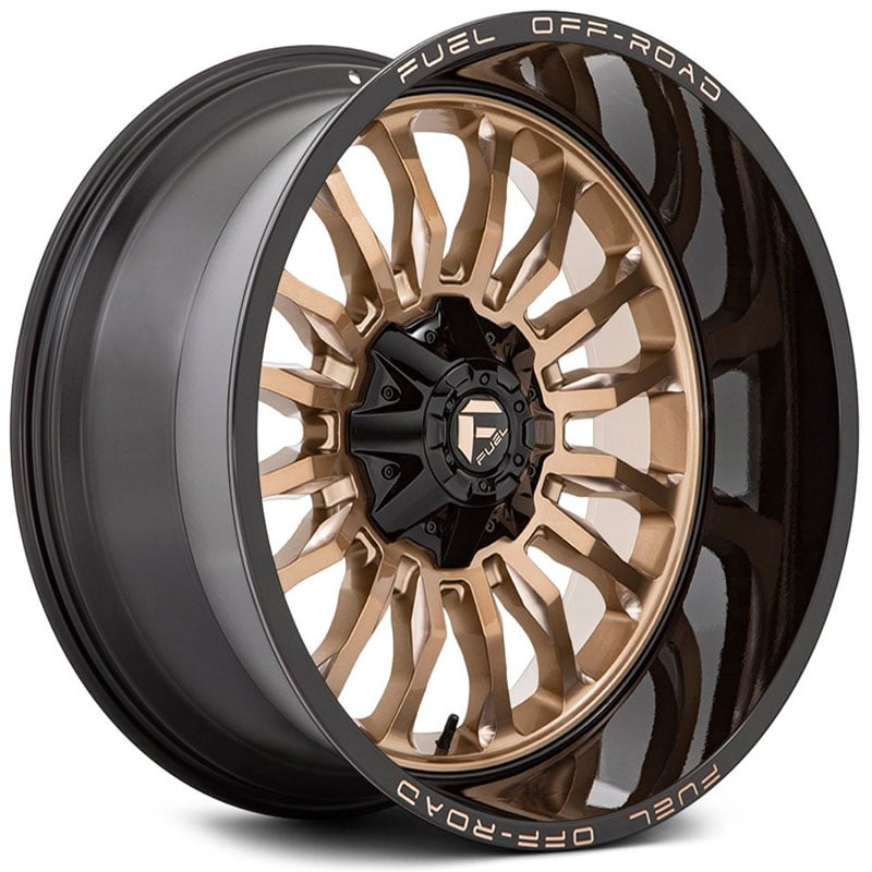 Fuel D797 Arc  Wheels Platinum Bronze w/ Black Lip