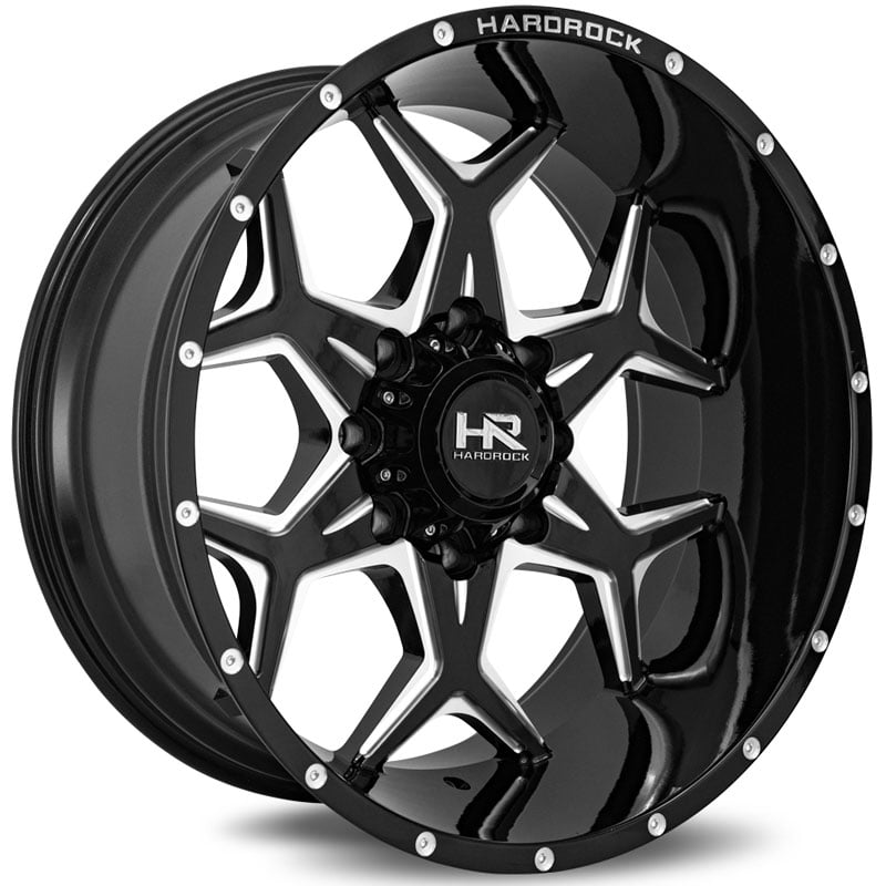 Hardrock Offroad H507 Reckless Xposed Gloss Black Milled