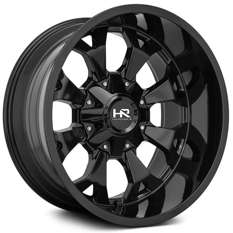 Hardrock Offroad H711 Devastator  Wheels Gloss Black Milled