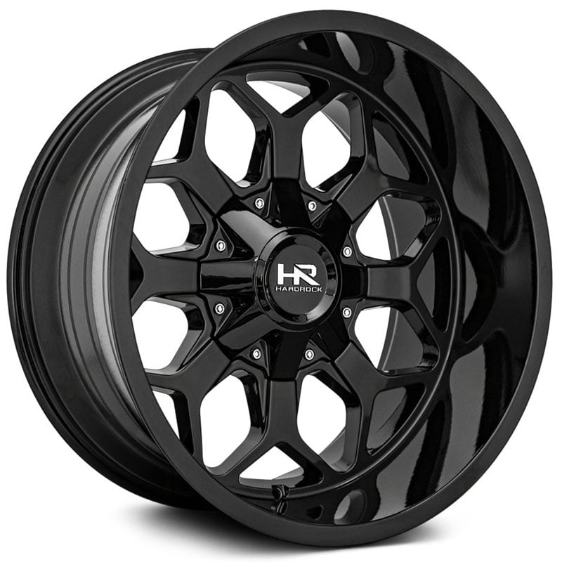 Hardrock Offroad H712 Indestructible  Wheels Gloss Black Milled