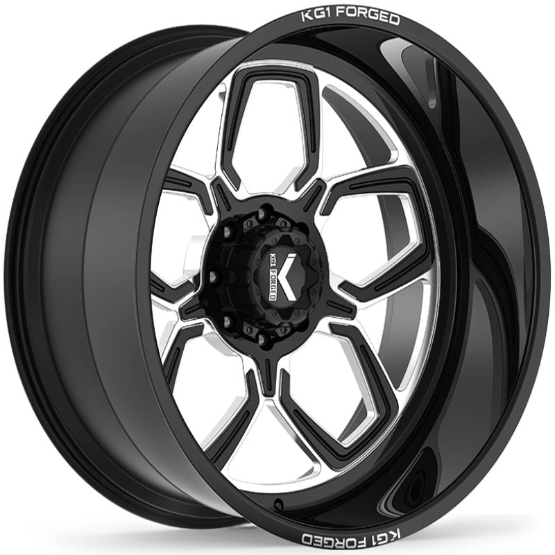 KG1 Forged KC016 Gear Gloss Black Machined