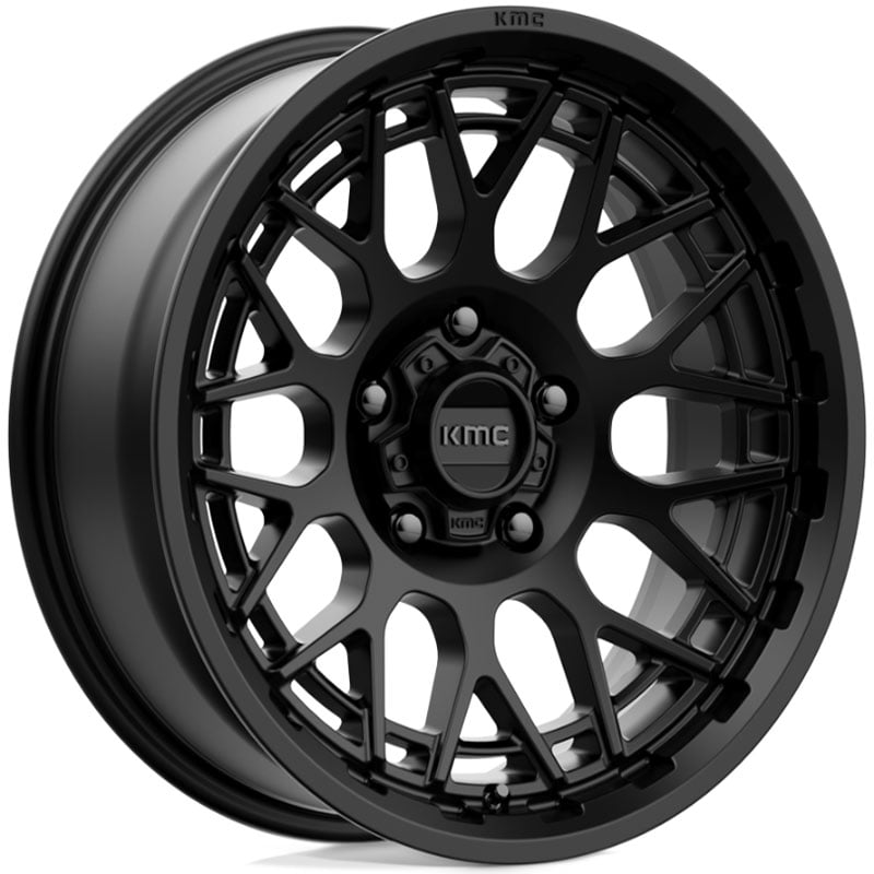 KMC KM722 Technic Satin Black