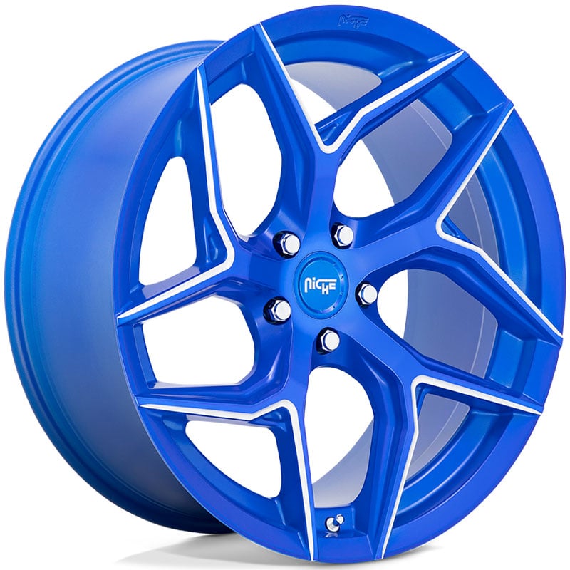 Niche M268 Torsion  Wheels Anodized Blue Milled