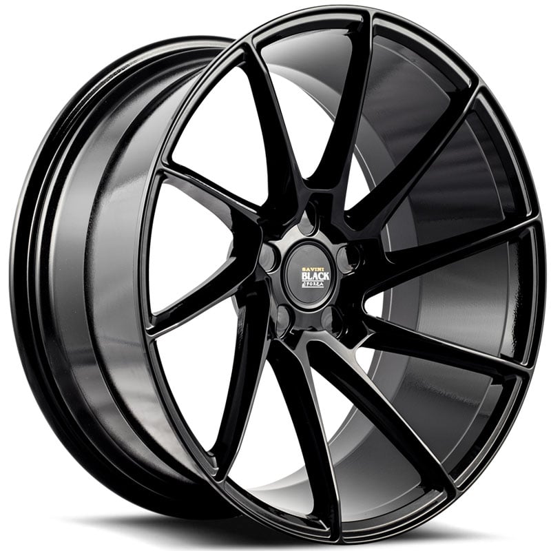 Savini Black Di Forza BM15  Wheels Gloss Black