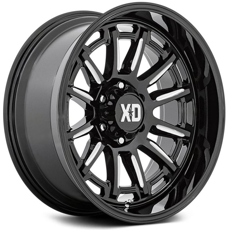 XD Series XD865 Phoenix  Wheels Gloss Black Milled