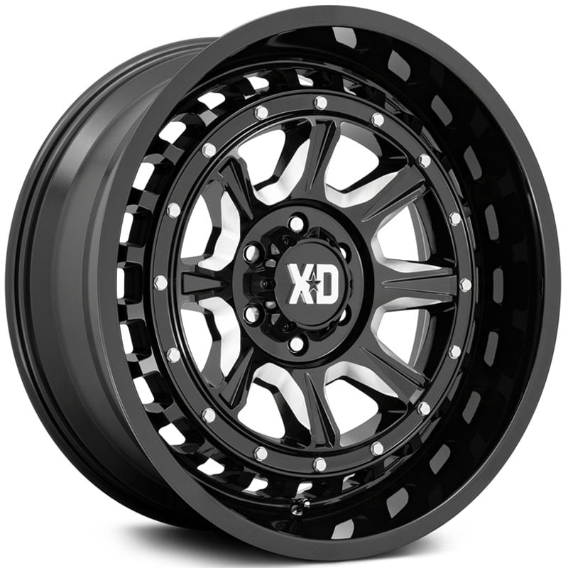 XD Series XD866 Outlander  Wheels Gloss Black Milled