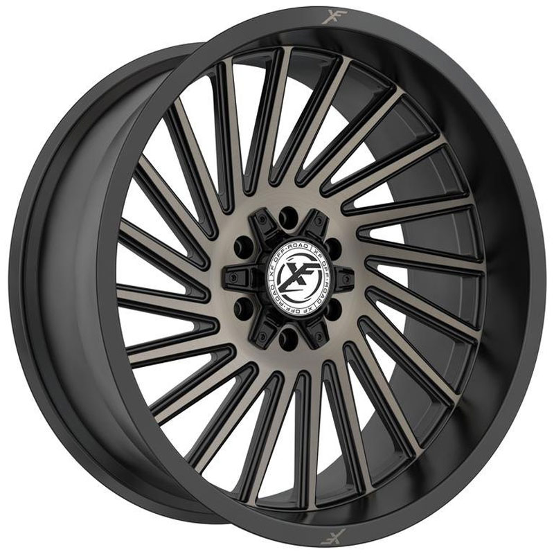 24x12 XF Off-Road XF-239 Satin Black & Bronze REV