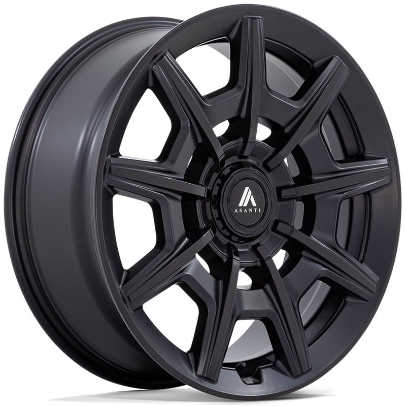 Asanti Black Label ABL-41 Esquire  Wheels Satin Black w/ Gloss Black Face