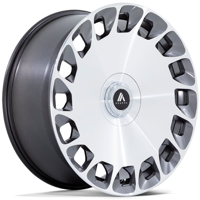 Asanti Black Label ABL-45 Aristocrat  Wheels Black Machined Face
