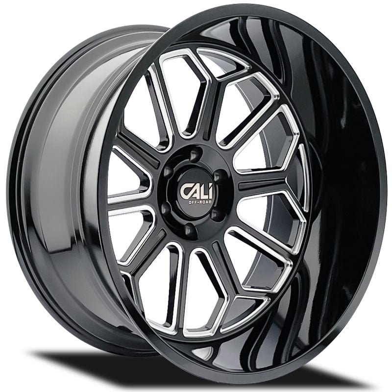 Cali Off-Road Auburn 9117  Wheels Gloss Black Milled