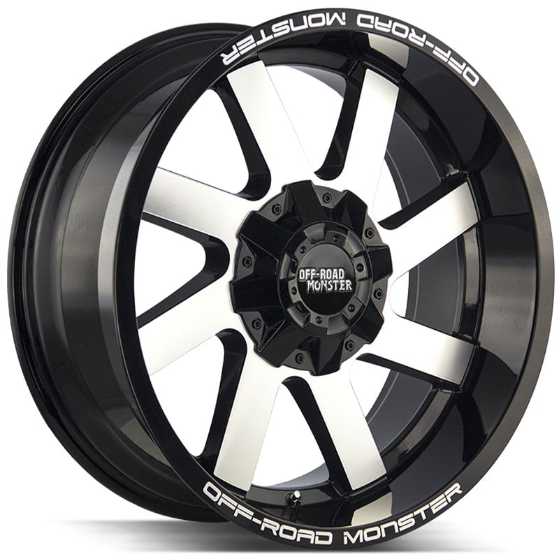 Off-Road Monster M80  Wheels Gloss Black Machined